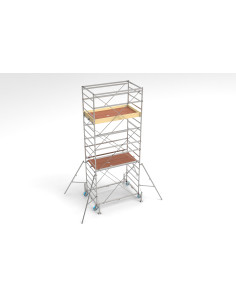 Torre mobile gigantissima GierrePro,TR403,EN1004,acciaio, portata410kg 2