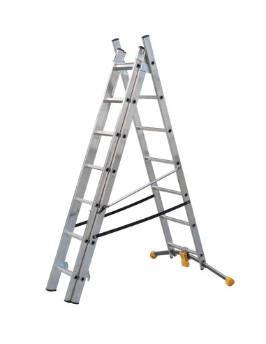 G LEVEL 3 SECTION COMBINATION LADDER WITH PEDAL ADJUSTMENT