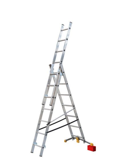 G LEVEL 3 SECTION COMBINATION LADDER WITH PEDAL ADJUSTMENT