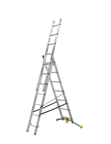G LEVEL 3 SECTION COMBINATION LADDER WITH PEDAL ADJUSTMENT