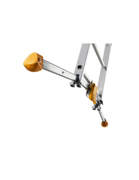 G LEVEL 2-Section Combination Ladder with pedal adjustment