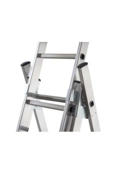 G LEVEL 2-Section Combination Ladder with pedal adjustment
