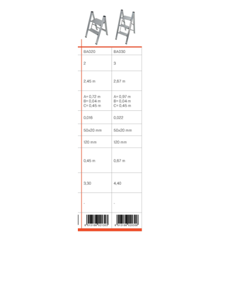 Minisgà ALU | Sgabello pieghevole | Gierre