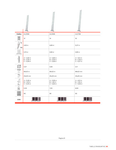 Single ladders | Gierre