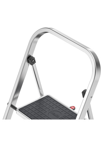 K30 4392-801,Sgabello in alluminio, 2 gradini,portata 150 kg