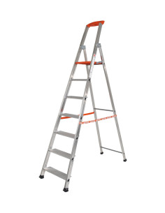 Gierre Stabila AL750,Aluminium stepladder, 8 steps, 150 kgs max load 2