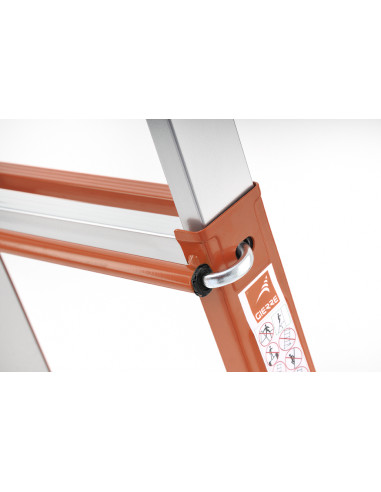 Gierre PEPPINA FE125 steel multifunction telescopic ladder