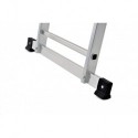 Gierre Modula 3 section extending aluminium ladder, parallel uprights