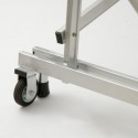 GierrePro warehouse ladder with platform, made of aluminium, 8 steps