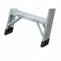GierrePro warehouse ladder with platform, made of aluminium, 10 steps